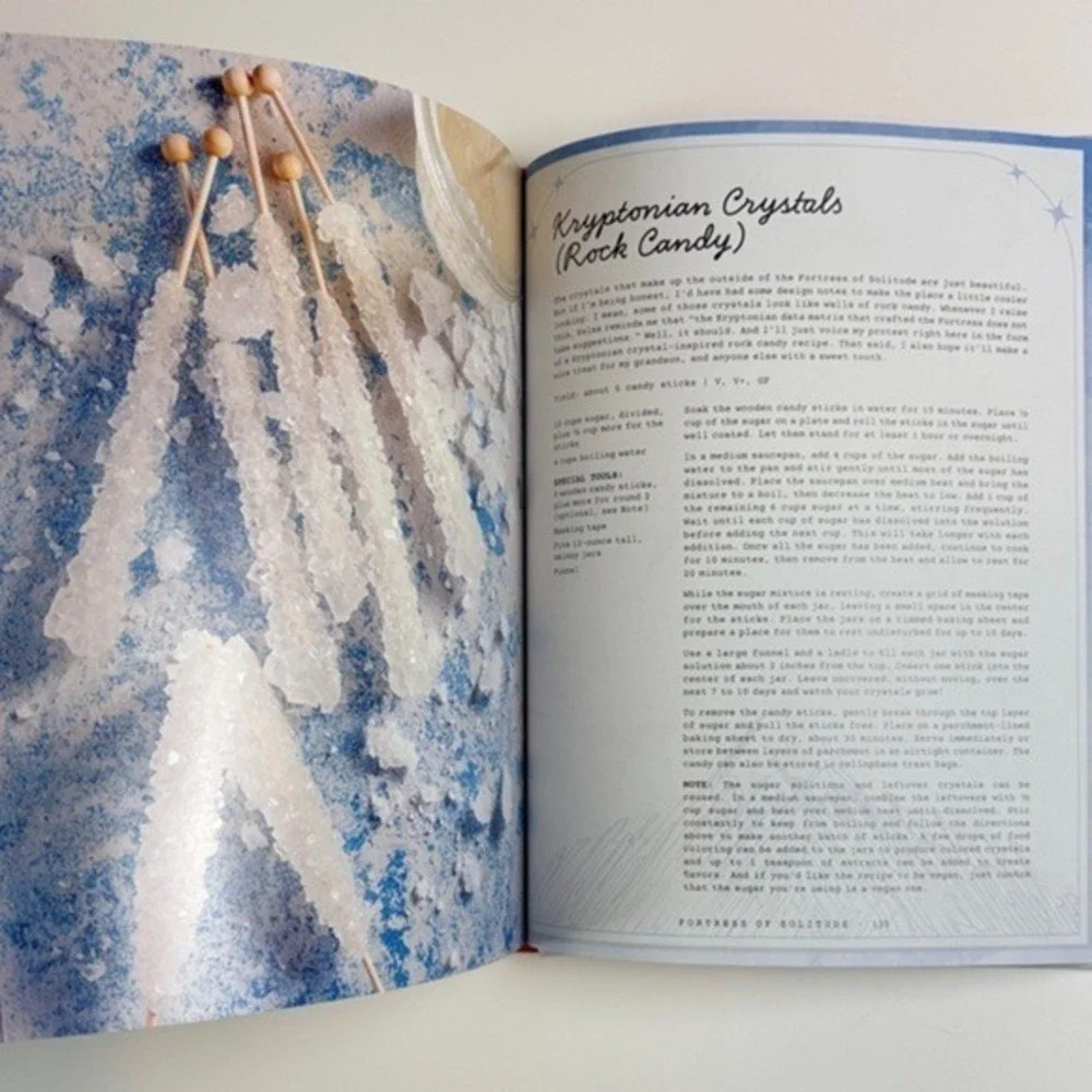 Superman Official‎ Cookbook with Blue Cover
